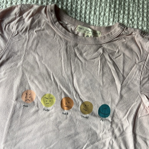 Pink cropped tshirt - Picture 2 of 2